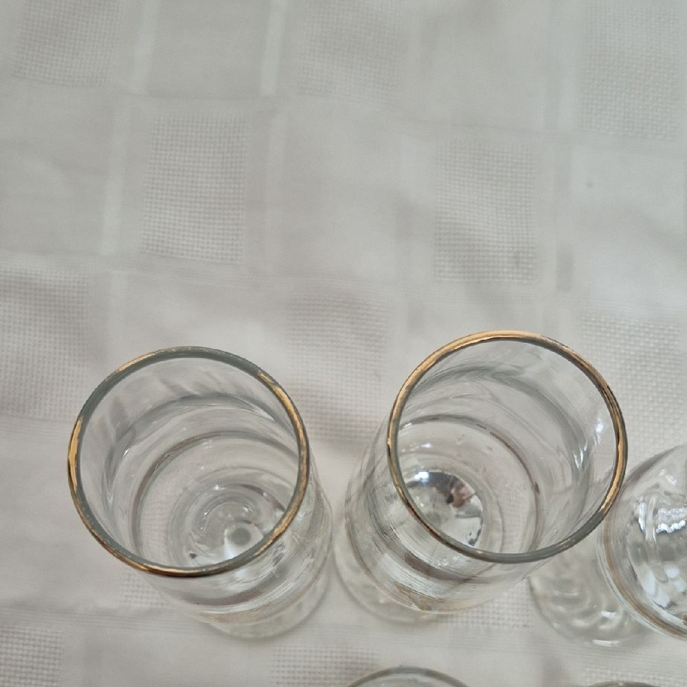 Gold Accent Glassware Set - Picture 13 of 16